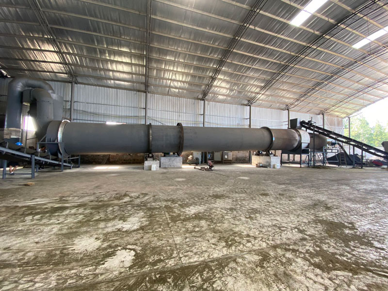 木屑烘干机现场